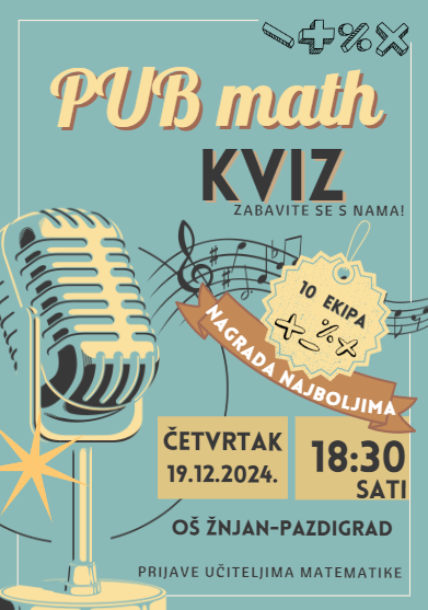 Školski Pub kviz iz matematike