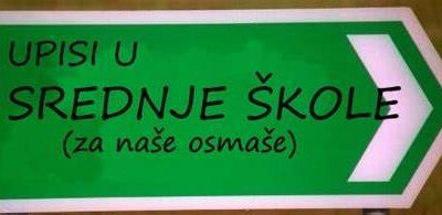 UPISI U SREDNJE ŠKOLE ZA ŠK. GOD. 2024./2025. srednje škole