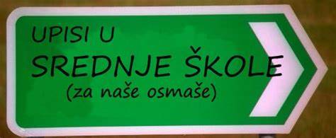 UPISI U SREDNJE ŠKOLE ZA ŠK. GOD. 2024./2025. srednje škole