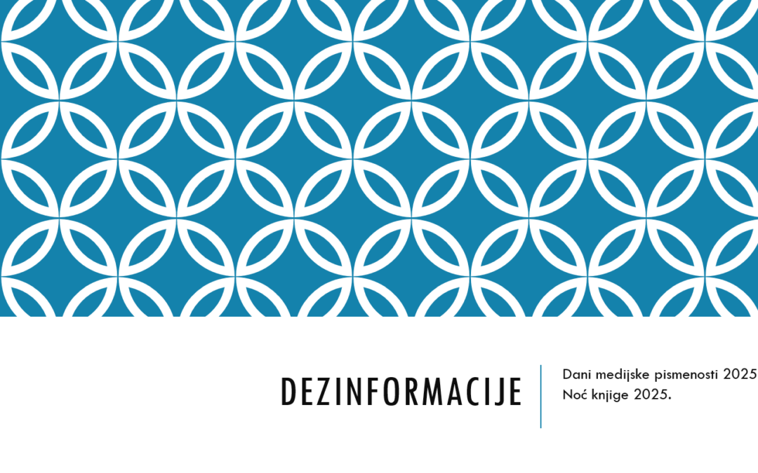 Dani medijske pismenosti i Noć knjige za velike
