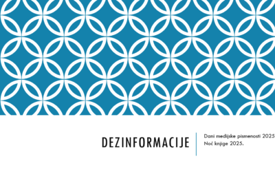 Dani medijske pismenosti