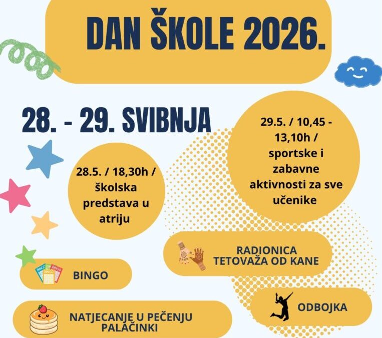 Zajedno proslavimo Dan škole